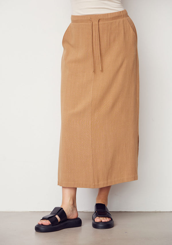 I SAY Pearl Skirt Skirts 321 Luxury Camel