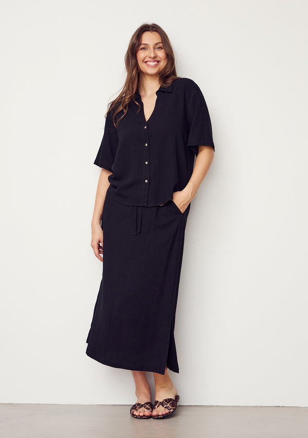 I SAY Pearl Skirt Skirts 900 Black