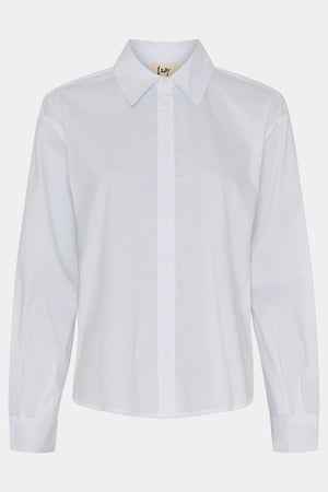 I SAY Sigga Basic Shirt Shirts 100 White
