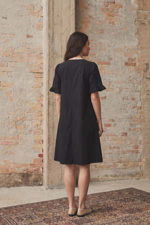 I SAY Sigga Flounce Dress Dresses 900 Black
