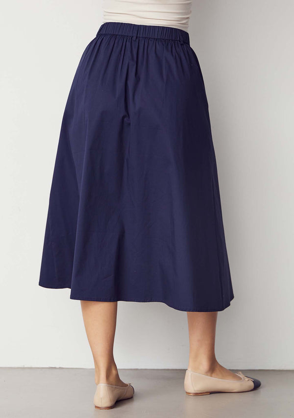 I SAY Sigga Long Skirt Skirts 640 Navy