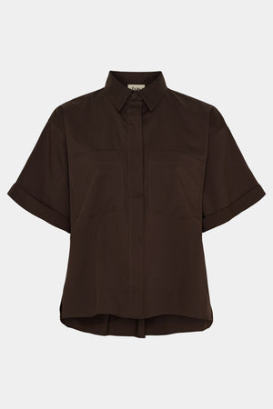 I SAY Sigga Pocket Shirt Shirts 356 Dark brown