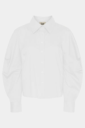 I SAY Sigga Sleeve Shirt Shirts 100 White