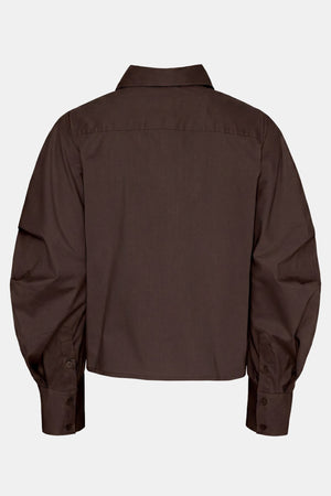 I SAY Sigga Sleeve Shirt Shirts 356 Dark brown