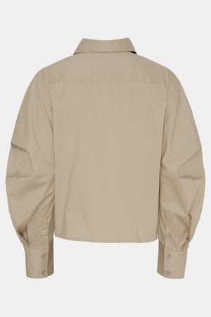 I SAY Sigga Sleeve Shirt Shirts 366 Light Taupe