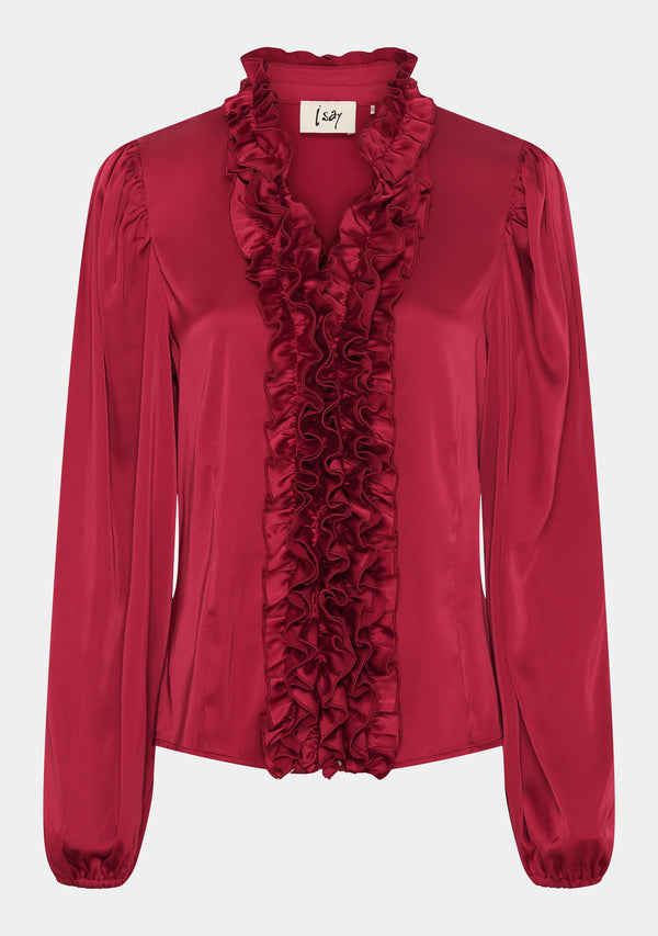 I SAY Steff Blouse Blouses 404 Red