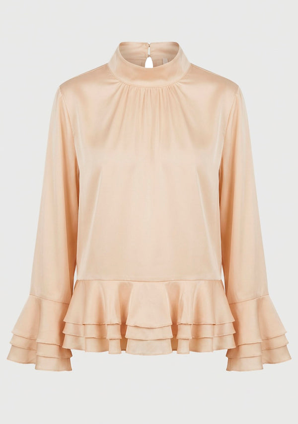 I SAY Steff Deco Blouse Blouses 146 Cream