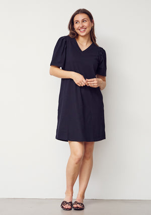 I SAY Tinni V-Neck Dress Dresses 900 Black