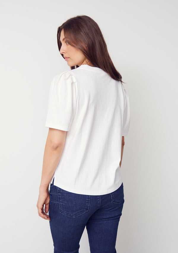 I SAY Tinni V-Neck T-Shirt T-Shirts 100 White