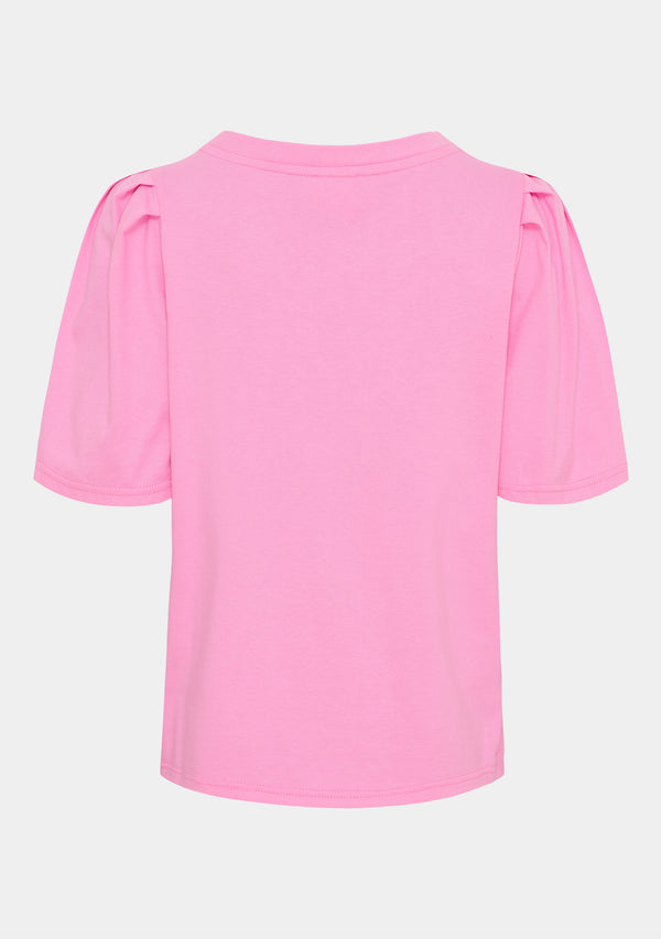I SAY Tinni V-Neck T-Shirt T-Shirts 515 Hot pink