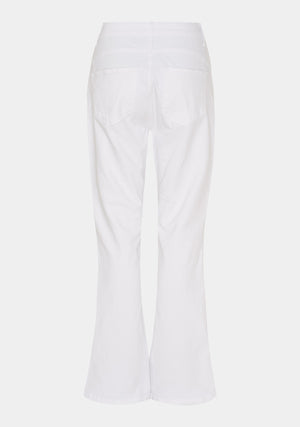 I SAY Verona Twill Flare Pant Pants 100 White