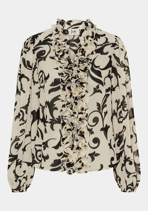 I SAY Vibse Ruffle Blouse Blouses C60 Empire