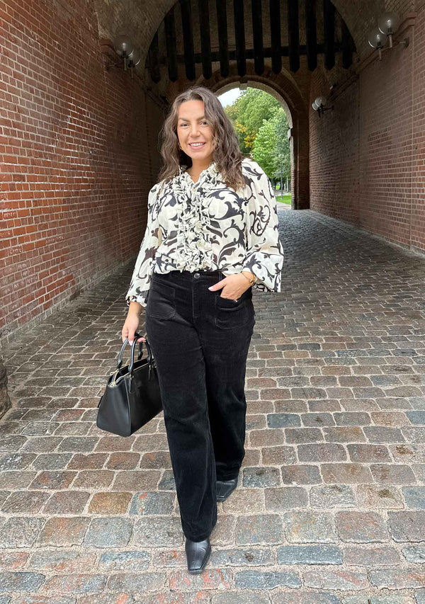 I SAY Vibse Ruffle Blouse Blouses C60 Empire