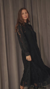 I SAY Kimie Lace Dress Dresses 900 Black