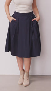 I SAY Sigga Skirt Skirts 640 Navy