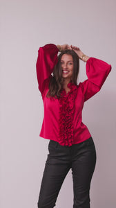 I SAY Steff Blouse Blouses 404 Red