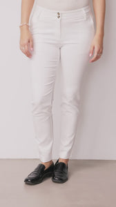 I SAY Isay Chino Pant Pants 101L Long Broken White