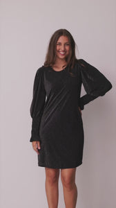 I SAY Barbel Dress Dresses M98 Blue w/Silver